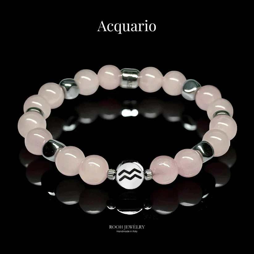 Acquario – Bracciale Zodiacale con Bigliettino del Segno - Rooh Jewelry