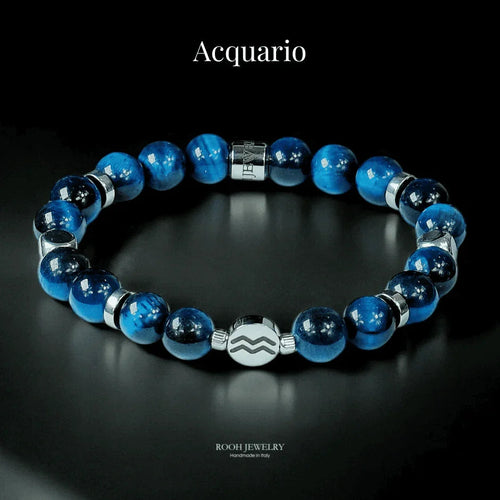 Acquario – Bracciale Zodiacale con Bigliettino del Segno - Rooh Jewelry