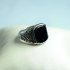Anello Black Onyx - Rooh Jewelry