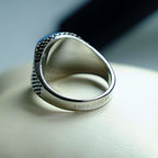 Anello Black Onyx - Rooh Jewelry