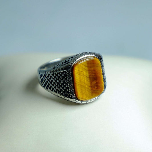 Anello Golden Stone - Rooh Jewelry