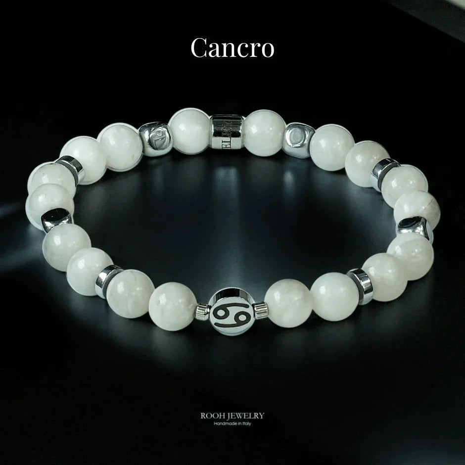 Cancro – Bracciale Zodiacale con Bigliettino del Segno - Rooh Jewelry