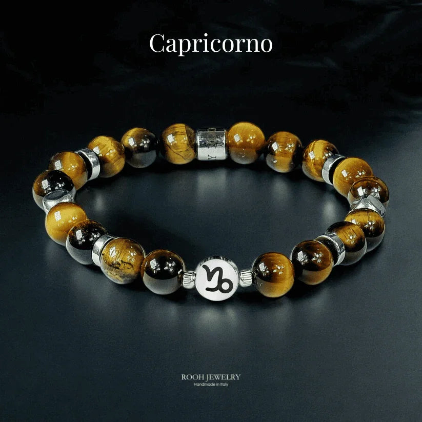 Capricorno – Bracciale Zodiacale con Bigliettino del Segno - Rooh Jewelry