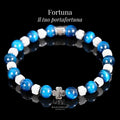 FORTUNA – Bracciale con Quadrifoglio e Pietre Naturali - Rooh Jewelry