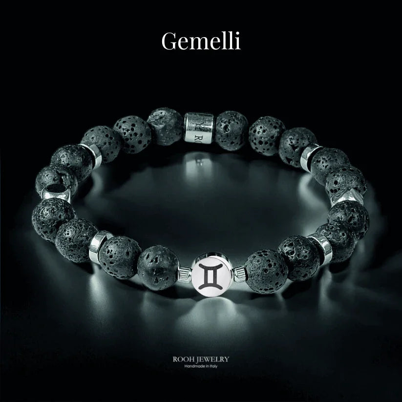 Gemelli – Bracciale Zodiacale con Bigliettino del Segno - Rooh Jewelry