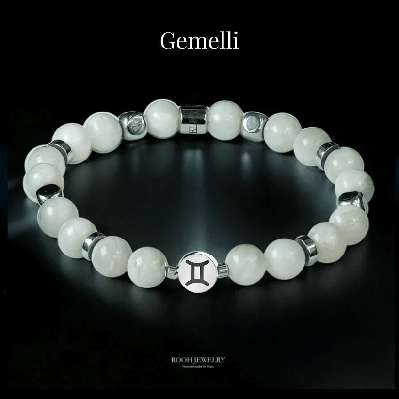 Gemelli – Bracciale Zodiacale con Bigliettino del Segno - Rooh Jewelry