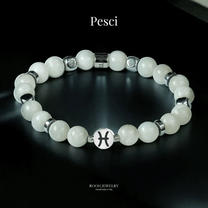 Pesci – Bracciale Zodiacale con Bigliettino del Segno - Rooh Jewelry