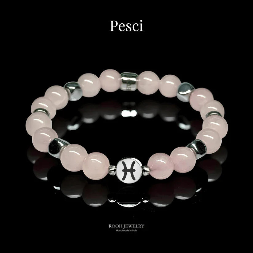Pesci – Bracciale Zodiacale con Bigliettino del Segno - Rooh Jewelry