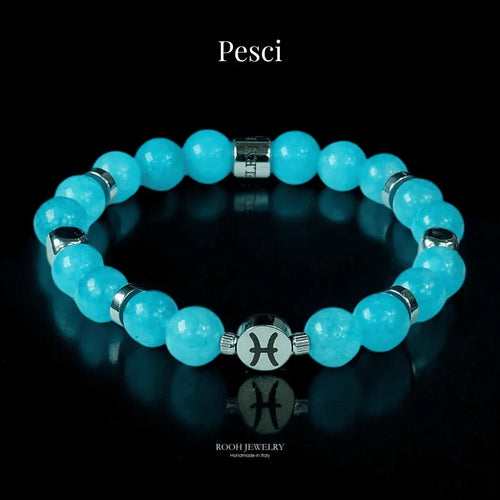 Pesci – Bracciale Zodiacale con Bigliettino del Segno - Rooh Jewelry
