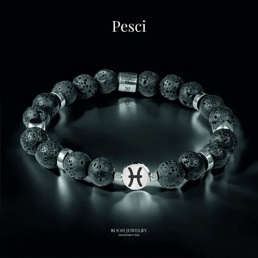 Pesci – Bracciale Zodiacale con Bigliettino del Segno - Rooh Jewelry