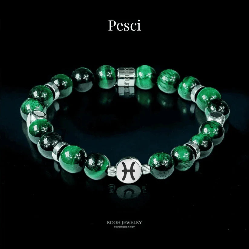 Pesci – Bracciale Zodiacale con Bigliettino del Segno - Rooh Jewelry
