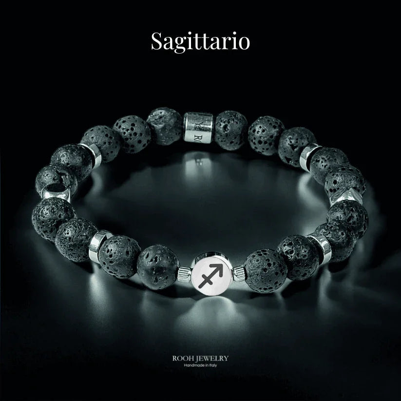 Sagittario – Bracciale Zodiacale con Bigliettino del Segno - Rooh Jewelry