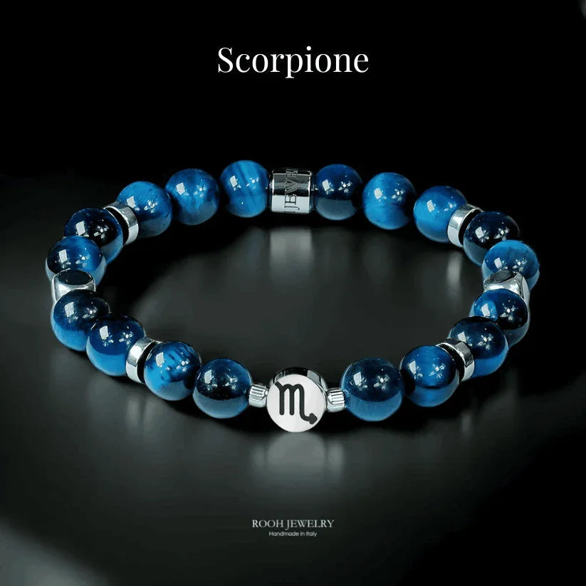Scorpione – Bracciale Zodiacale con Bigliettino del Segno - Rooh Jewelry