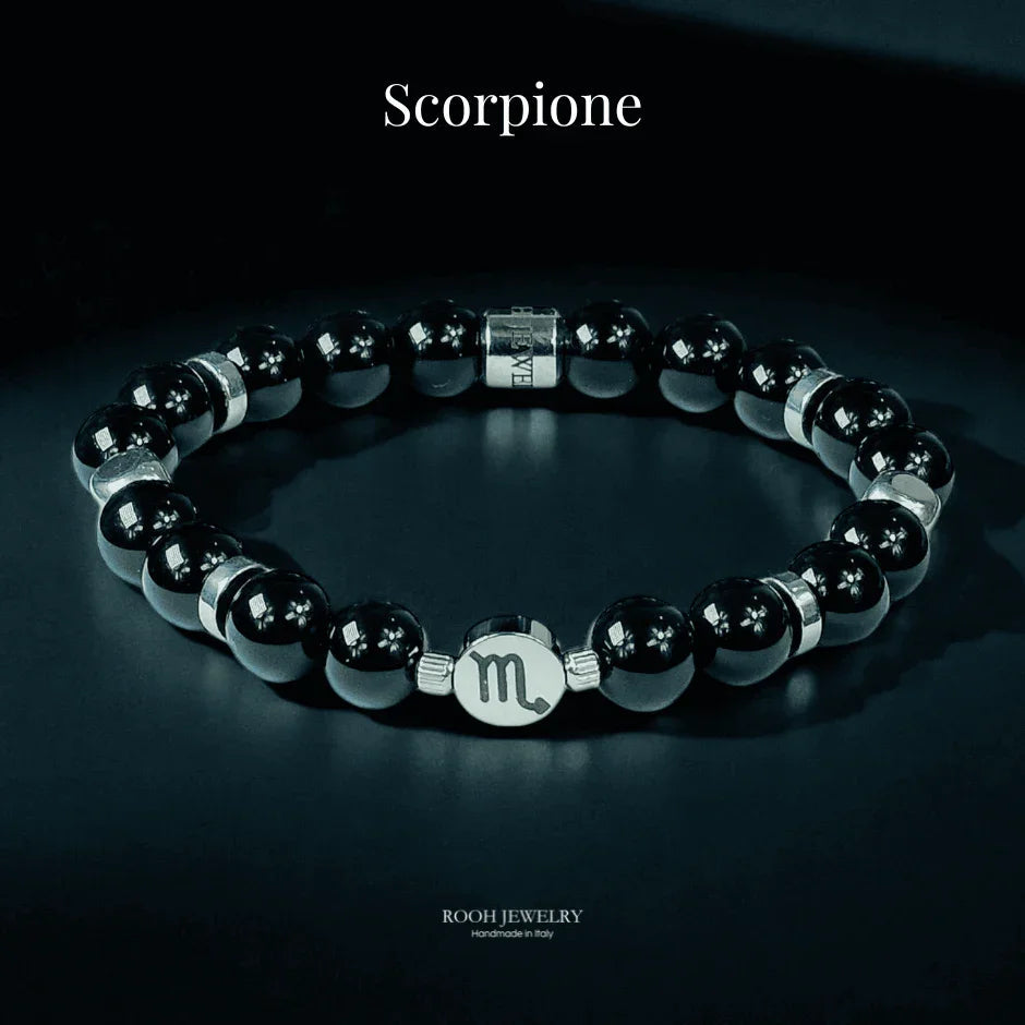 Scorpione – Bracciale Zodiacale con Bigliettino del Segno - Rooh Jewelry