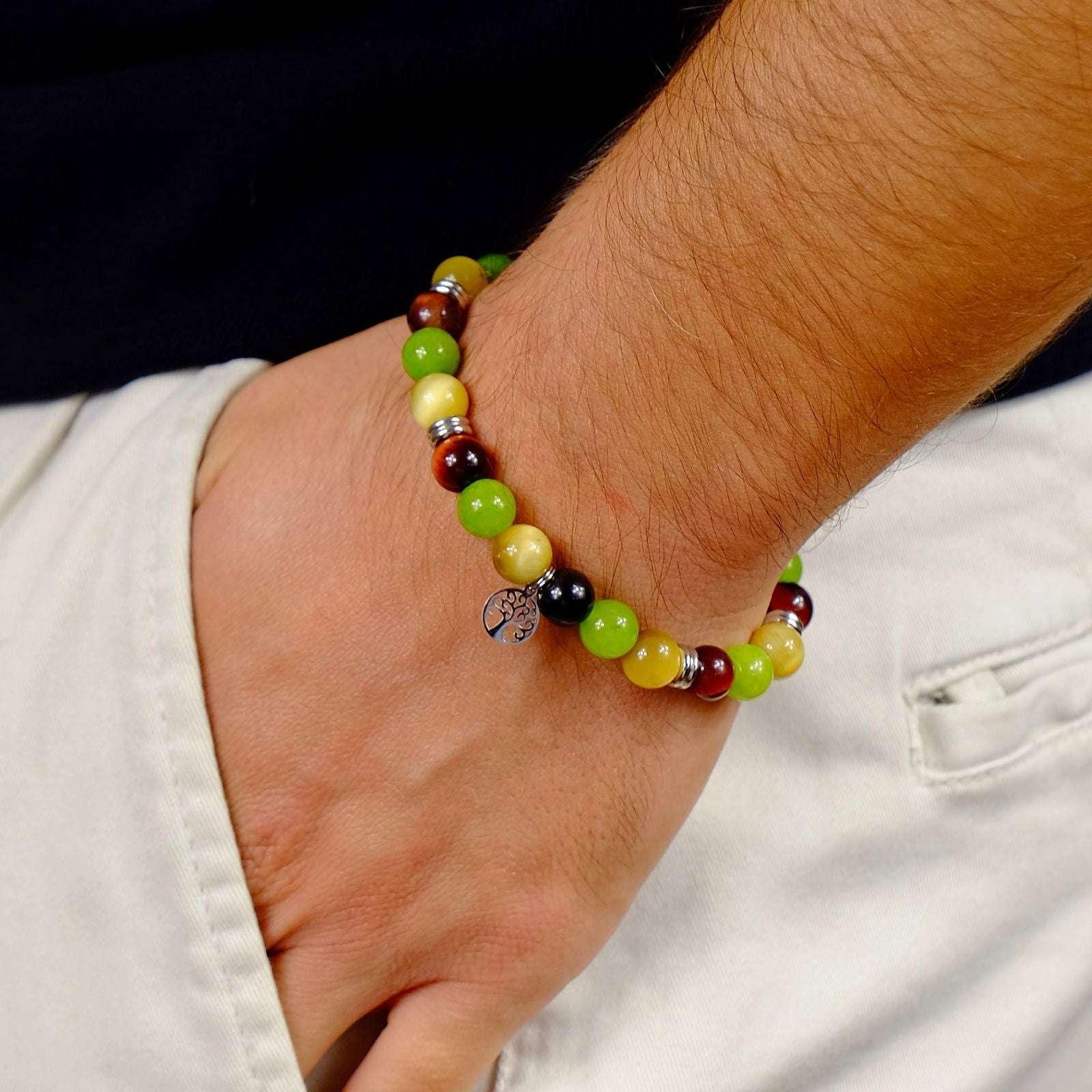 VITA – Bracciale Albero della Vita con Pietre Energetiche - Rooh Jewelry